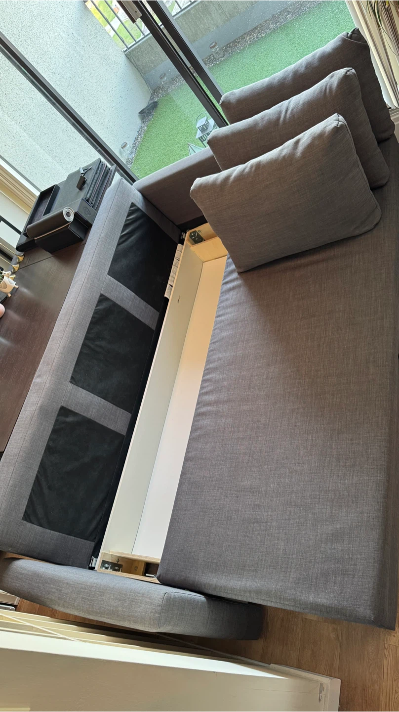 IKEA FRIHETEN Sofabed/Couch (Dark Gray) - photo 3