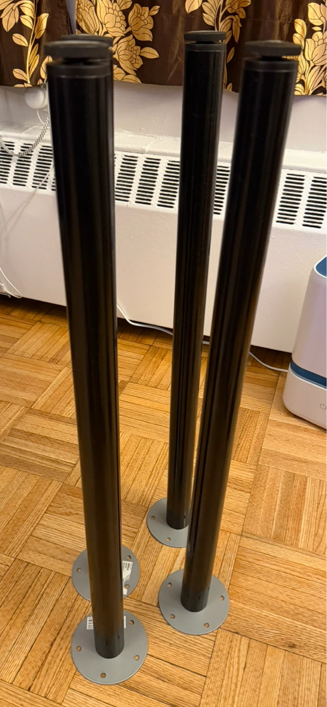 Set of 4 Black Table Adlis Legs