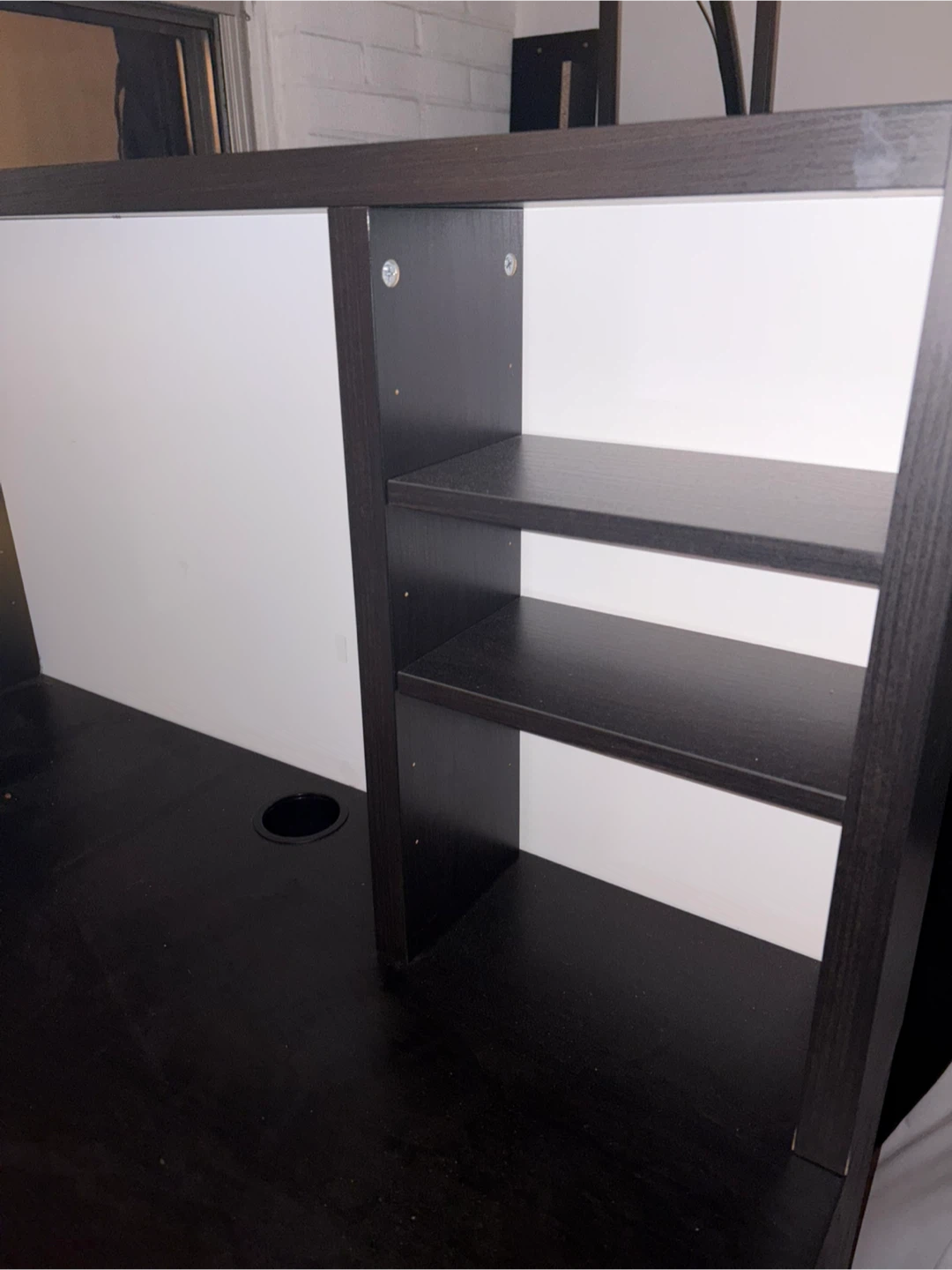 IKEA Desk with Hutch - Dark Brown - photo 2