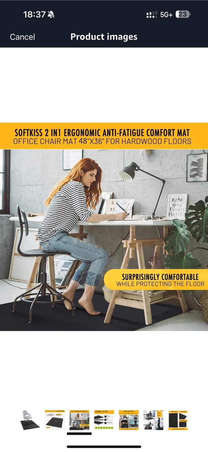 Ergonomic anti fatigue mat - photo 2