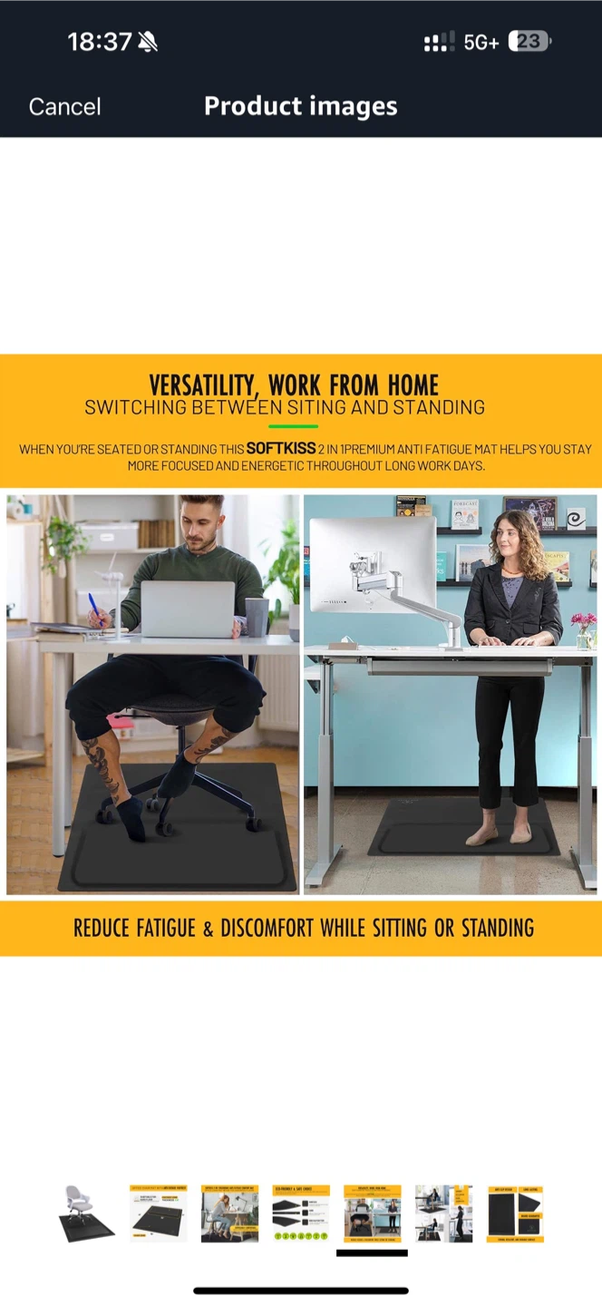Ergonomic anti fatigue mat - photo 4