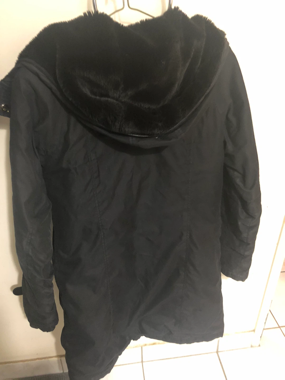 TNA Black Winter Coat - Size Medium - photo 4