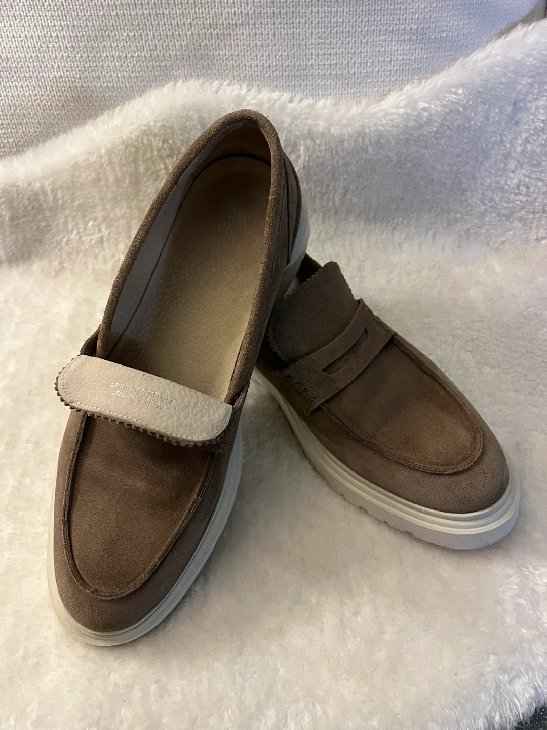 Brown Suede Loafers - Size 43 US 10 image indicator(2)