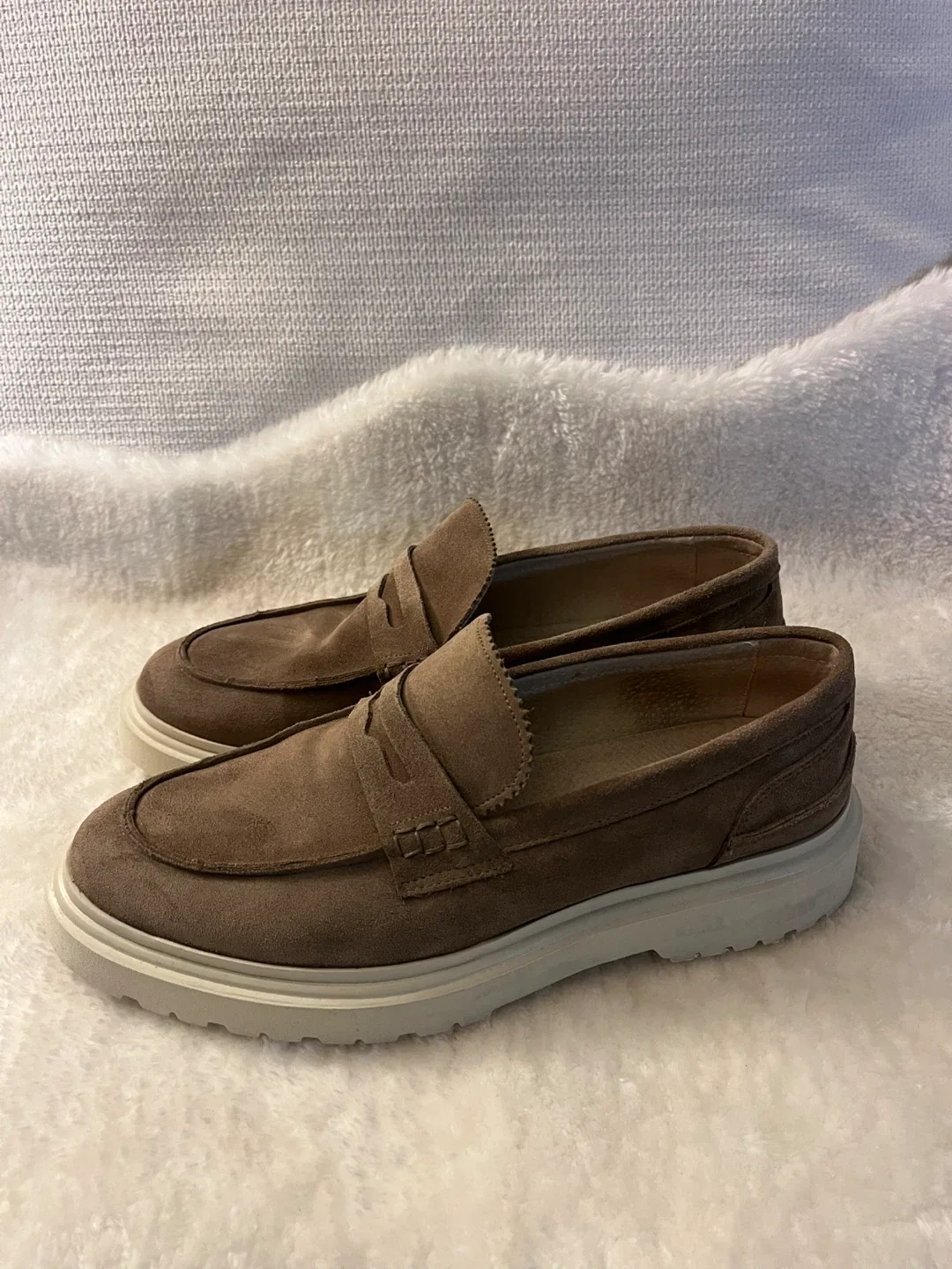 Brown Suede Loafers - Size 43 US 10 image indicator(8)