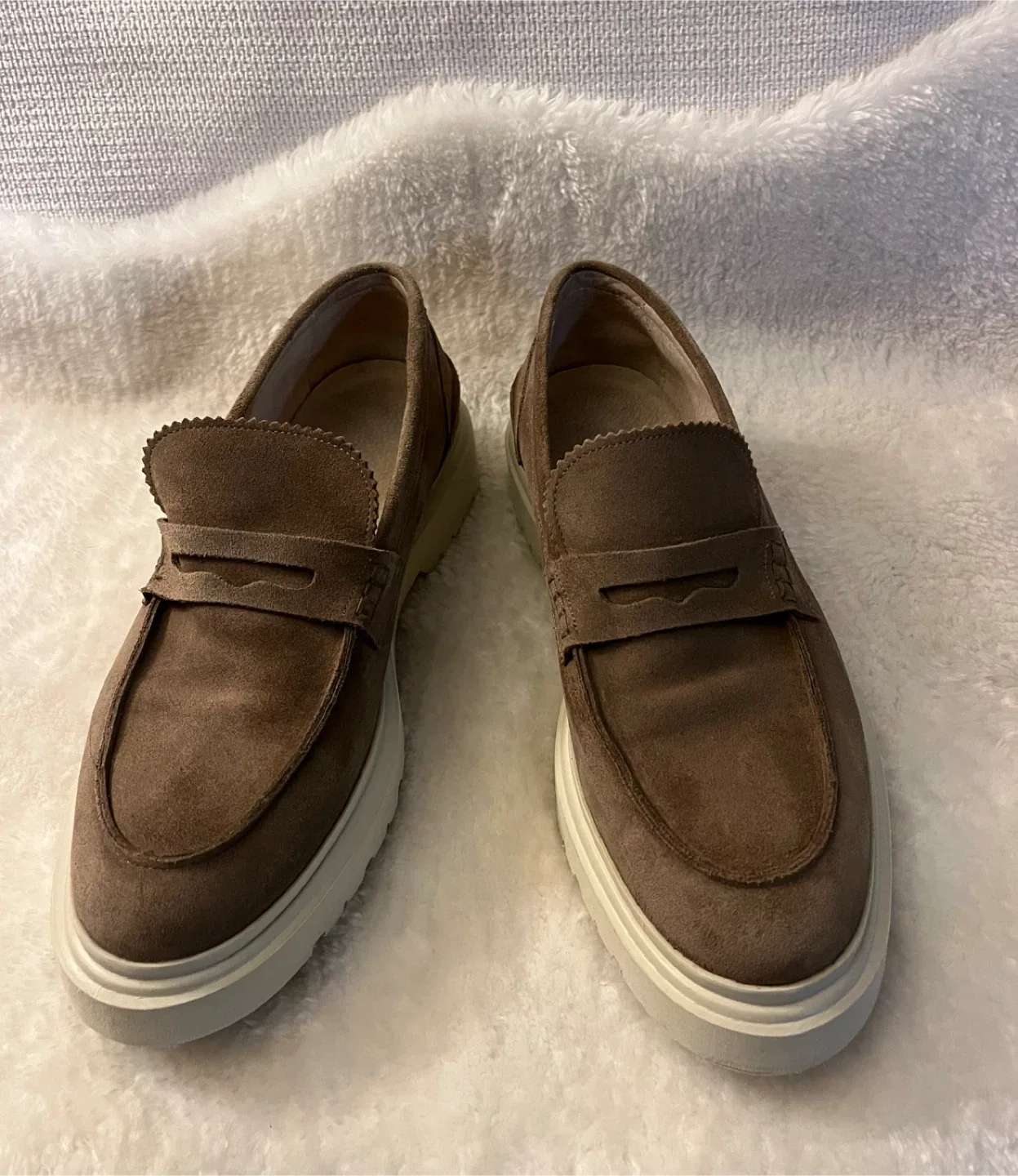 Brown Suede Loafers - Size 43 US 10 image indicator(9)