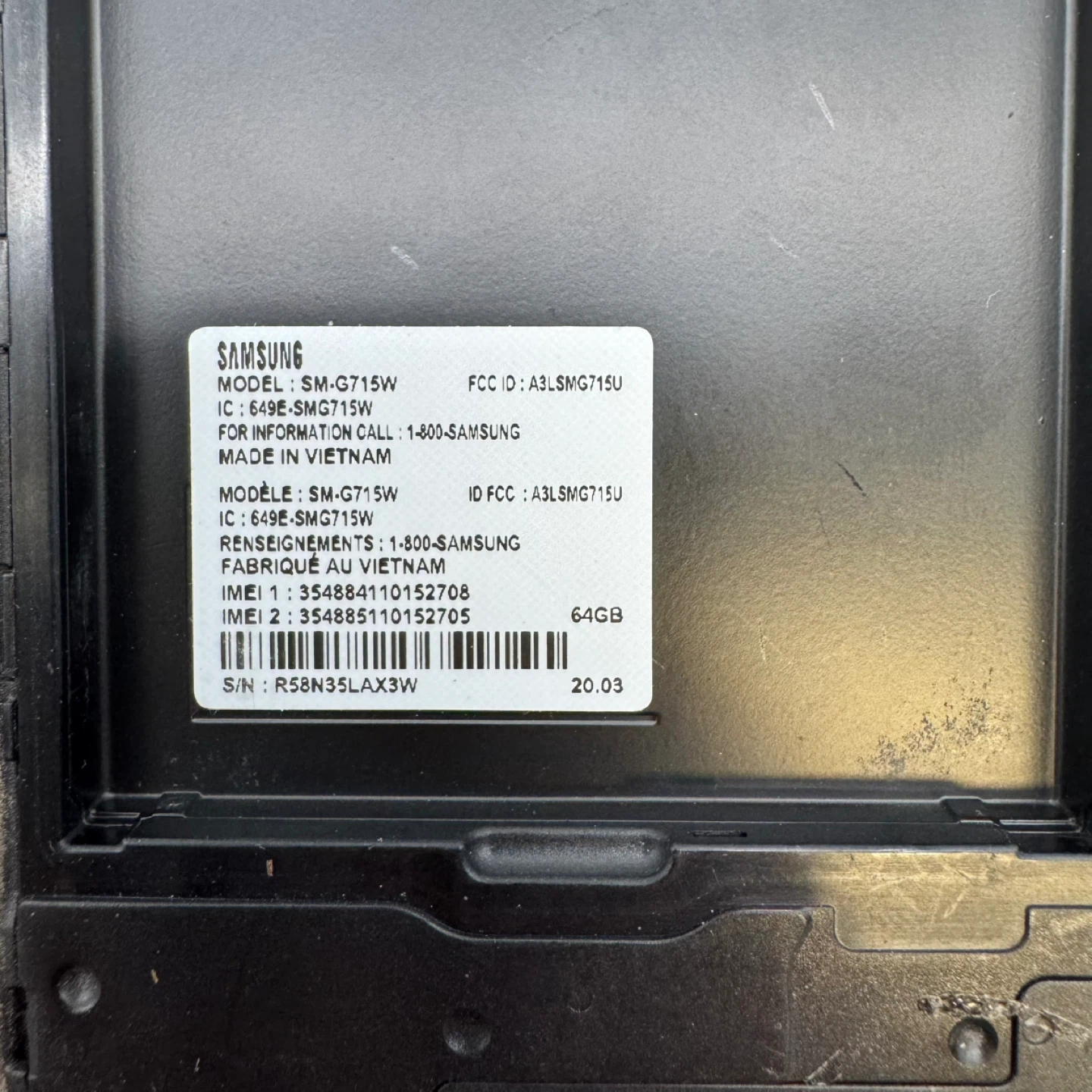 Samsung Galaxy XCover Pro SM-G715W – For Parts | Not Working - photo 3