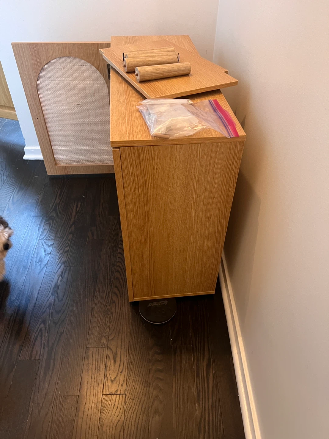 Cabinet with Rattan Doors - photo 4