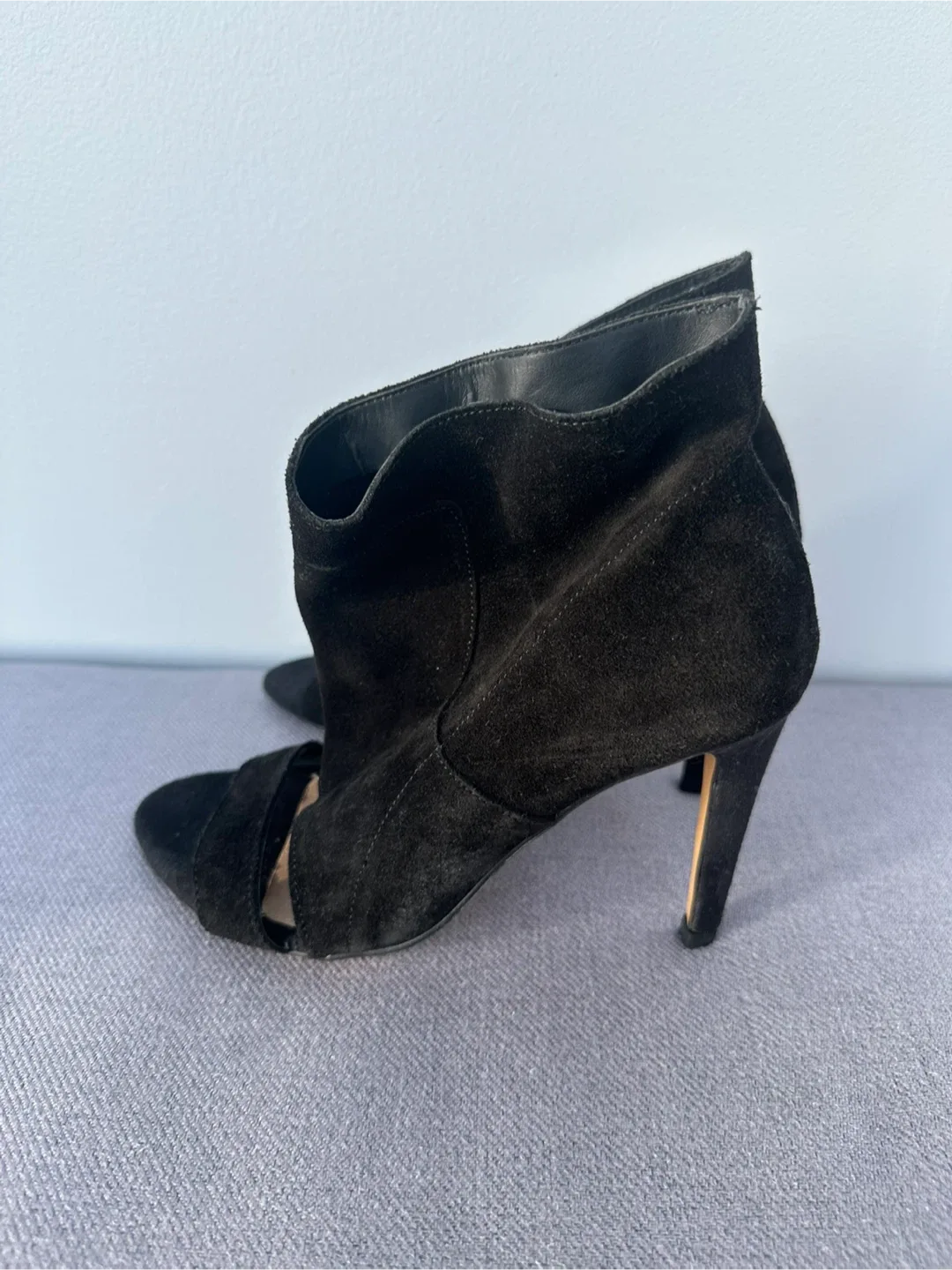 Bershka Black Suede Heels - Size 37 image indicator(3)