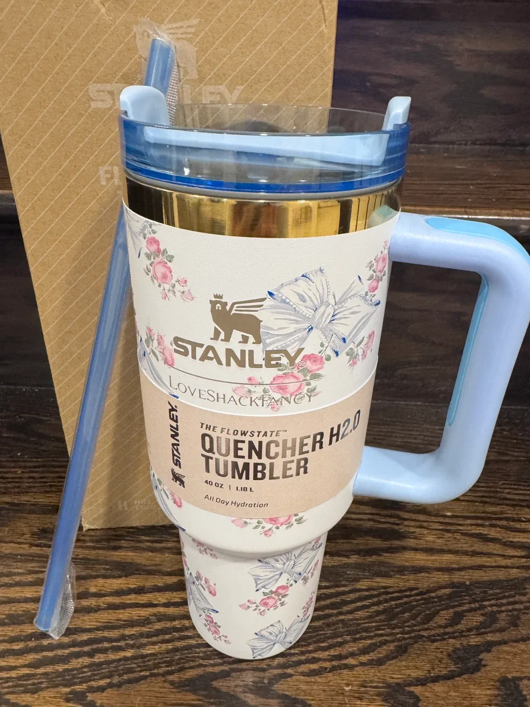 Stanley x LoveShackFancy 40oz Quencher H2.0 Tumbler