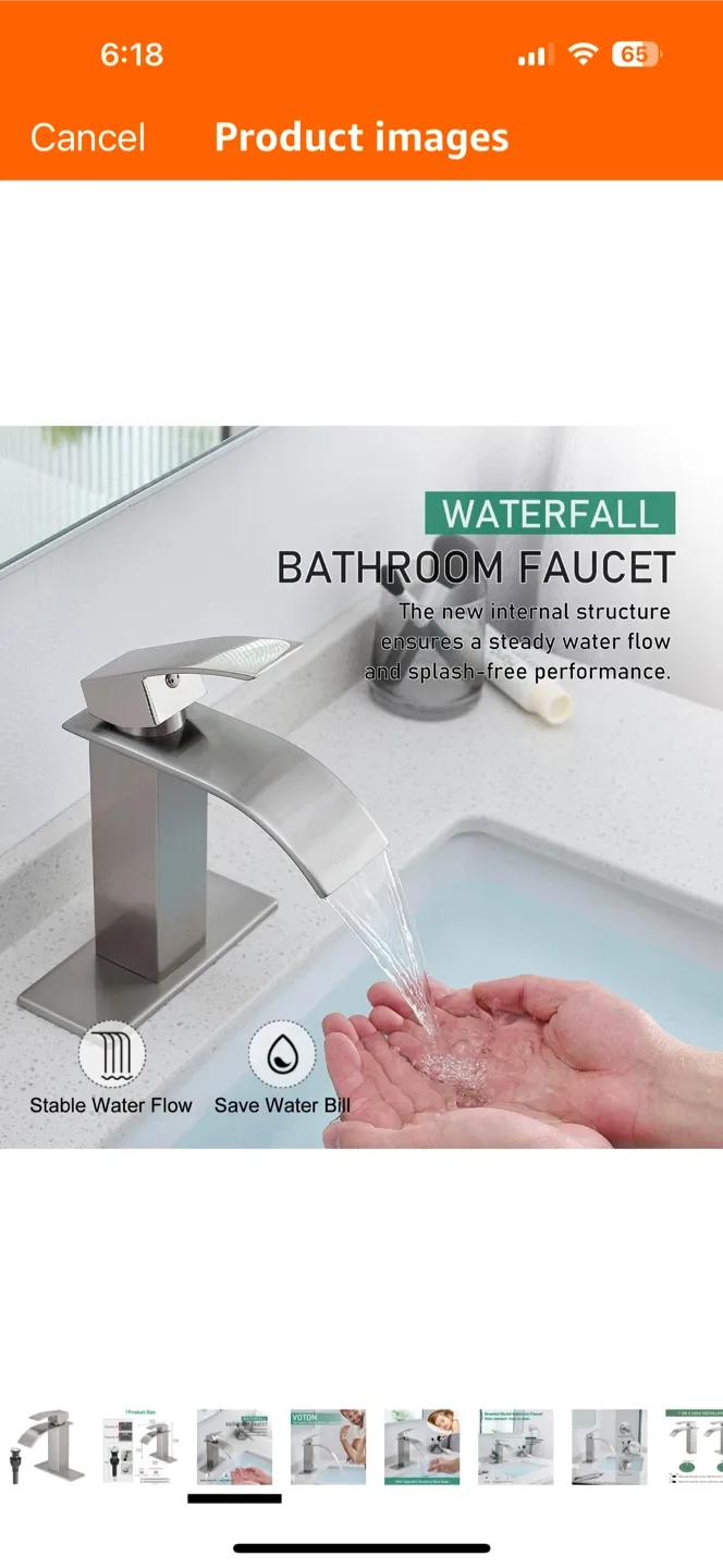 Voton Waterfall Bathroom Faucet - New image indicator(3)