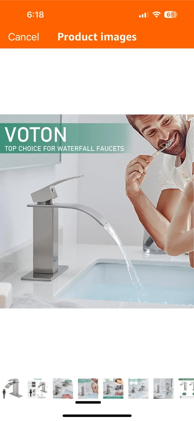 Voton Waterfall Bathroom Faucet - New image indicator(4)