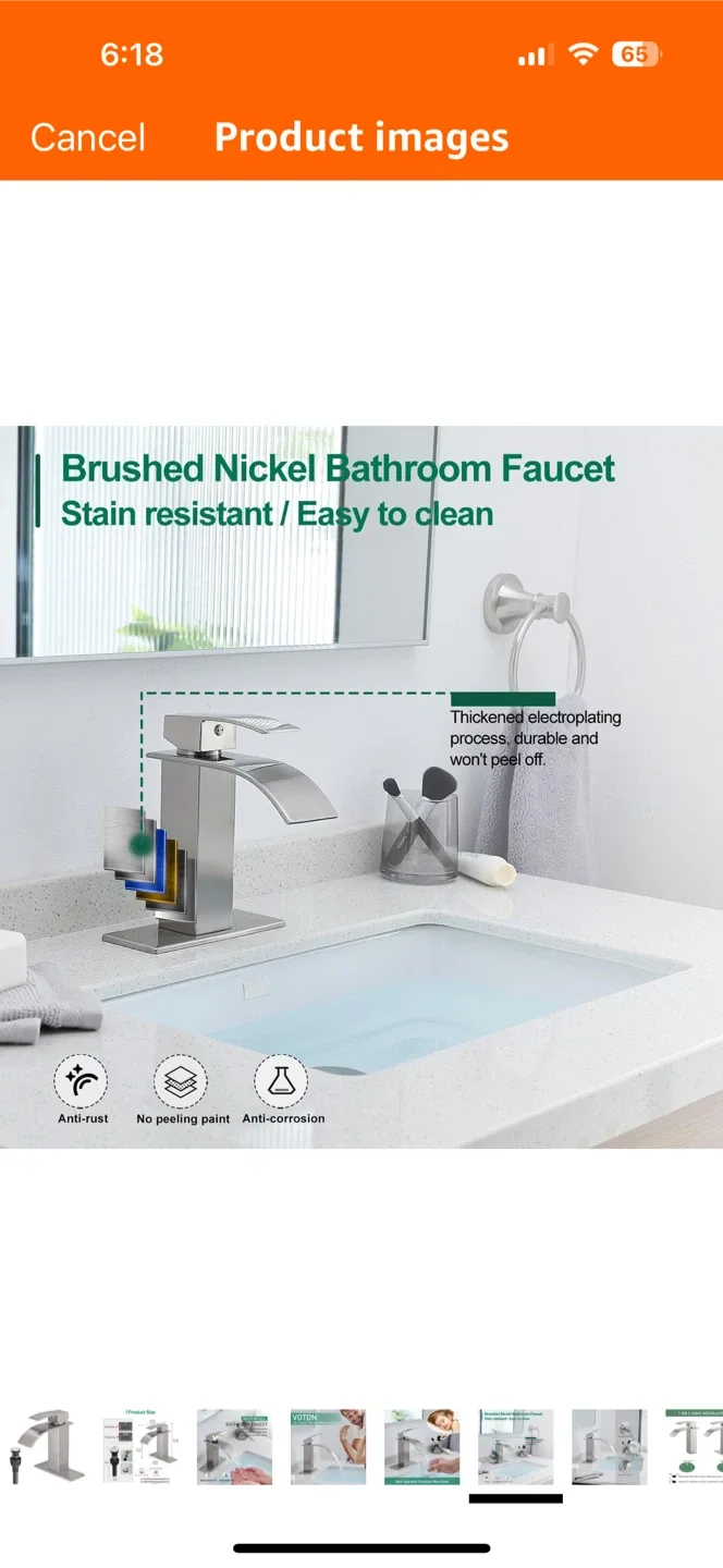 Voton Waterfall Bathroom Faucet - New image indicator(6)