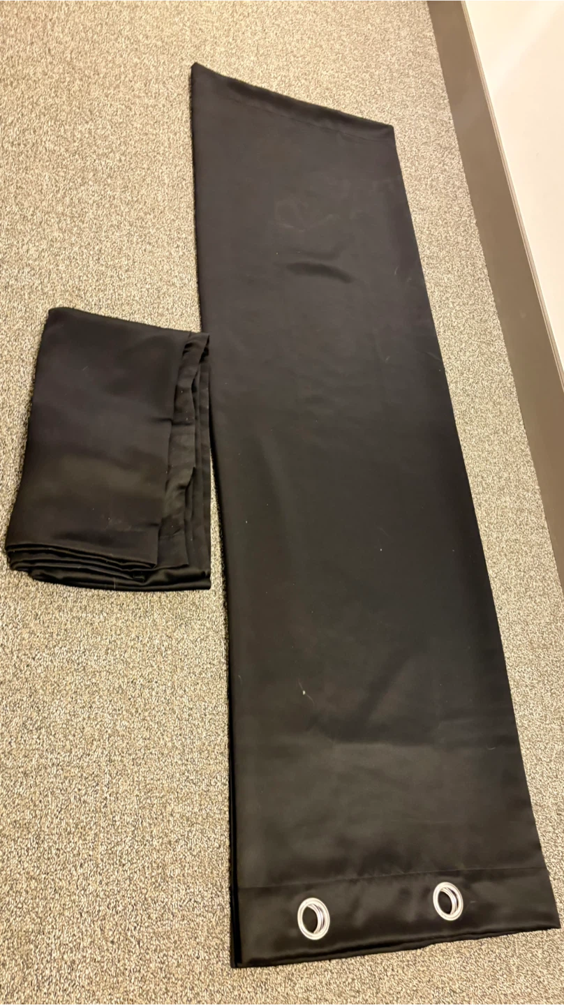 Blackout Curtains - Black - photo 3