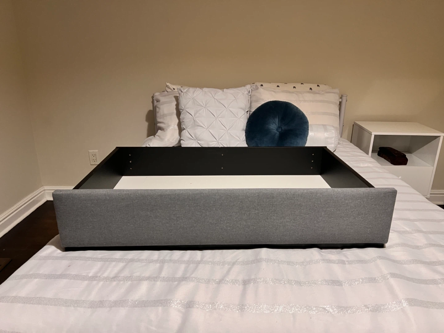 Upholstered IKEA Bed Drawers 2 Gently Used $75 for both - photo 3