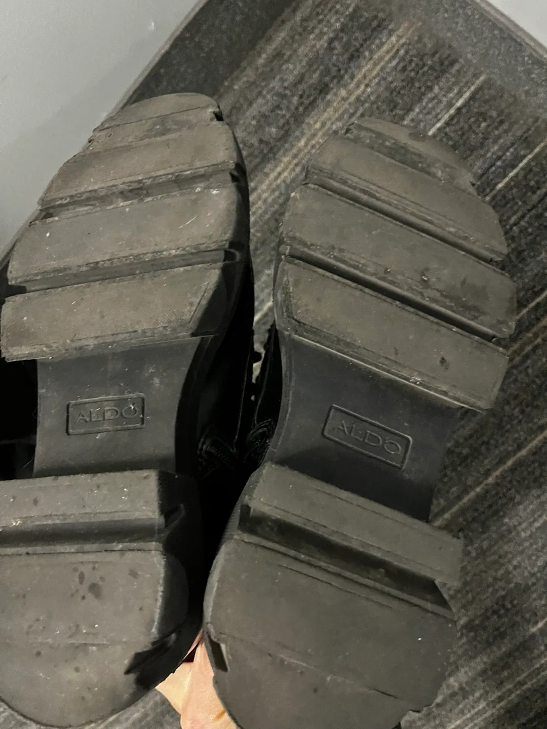 Aldo Black Combat Boots (size 8) image indicator(5)
