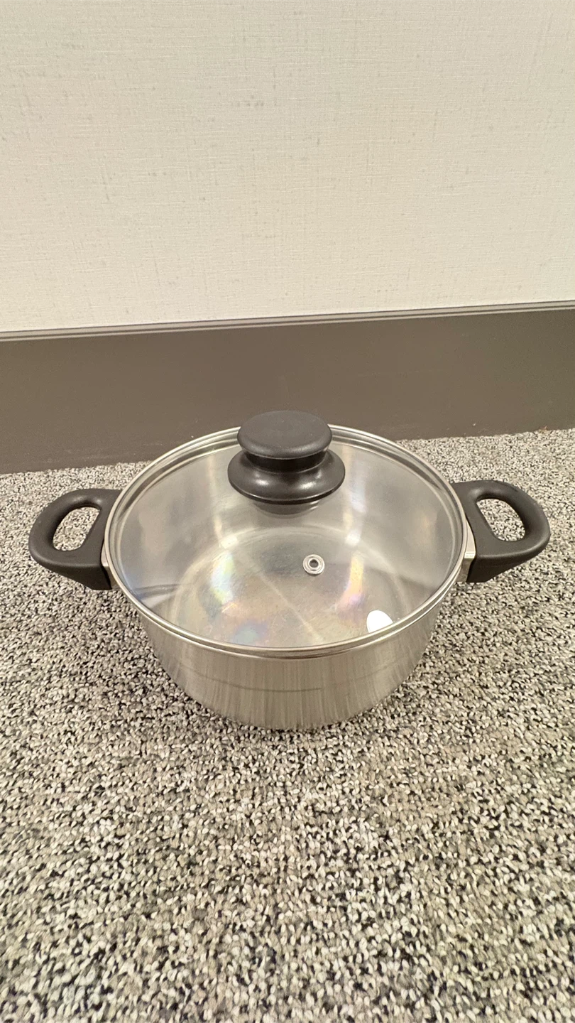 Stainless Steel Pot with Lid - photo 2