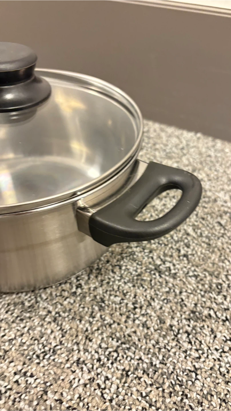 Stainless Steel Pot with Lid - photo 4