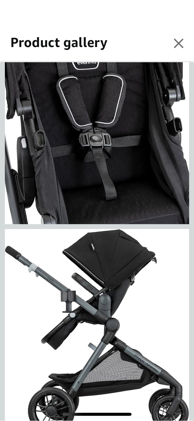 Evenflo Pivot Xpand Stroller - Ayrshire Black - photo 3