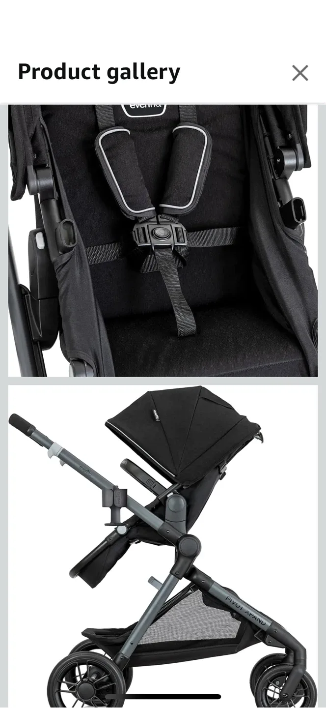 Evenflo Pivot Xpand Stroller - Ayrshire Black image indicator(3)
