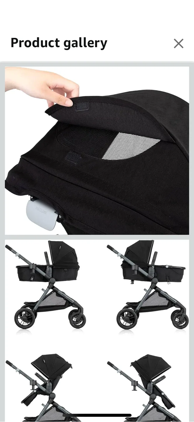 Evenflo Pivot Xpand Stroller - Ayrshire Black image indicator(5)