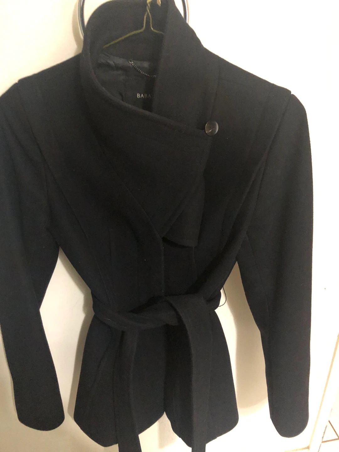 Aritzia Babaton Black wool Coat - Size S - photo 5