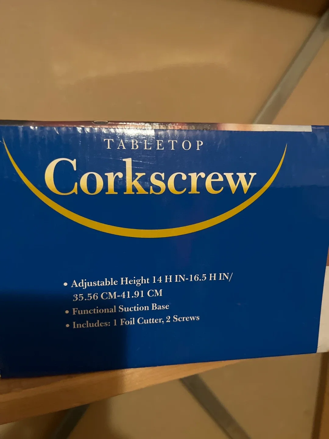 Tabletop Corkscrew - New in Box image indicator(2)