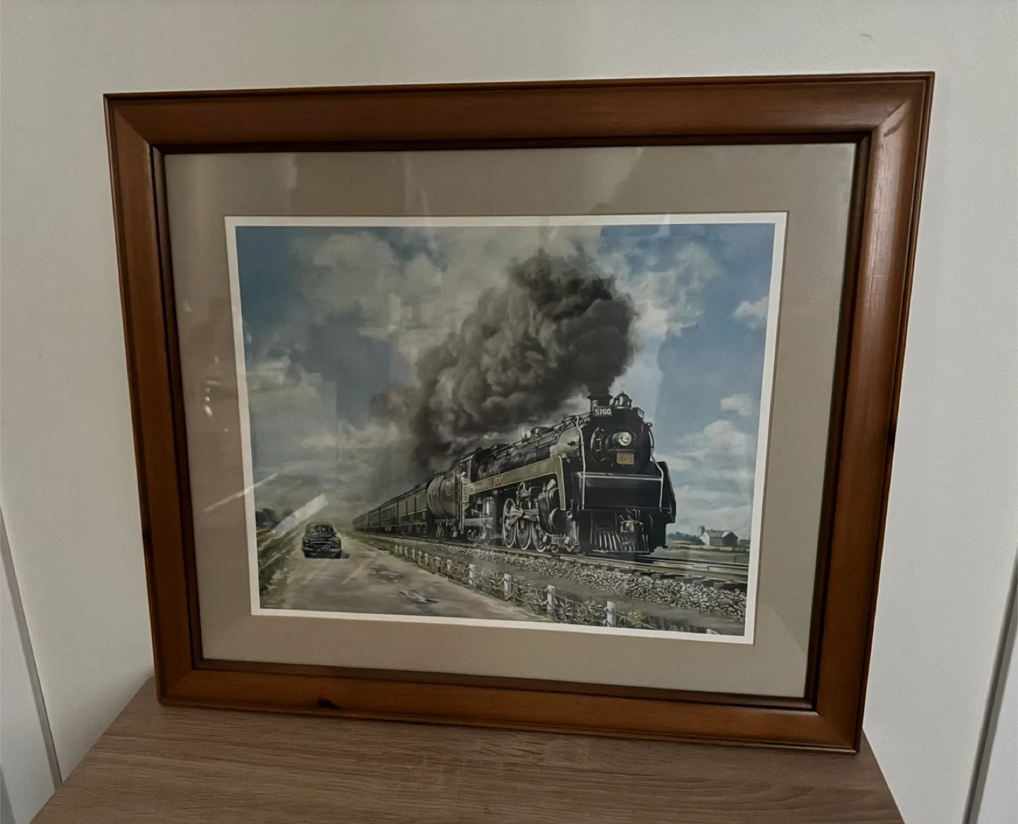 Framed Train Print image indicator(3)