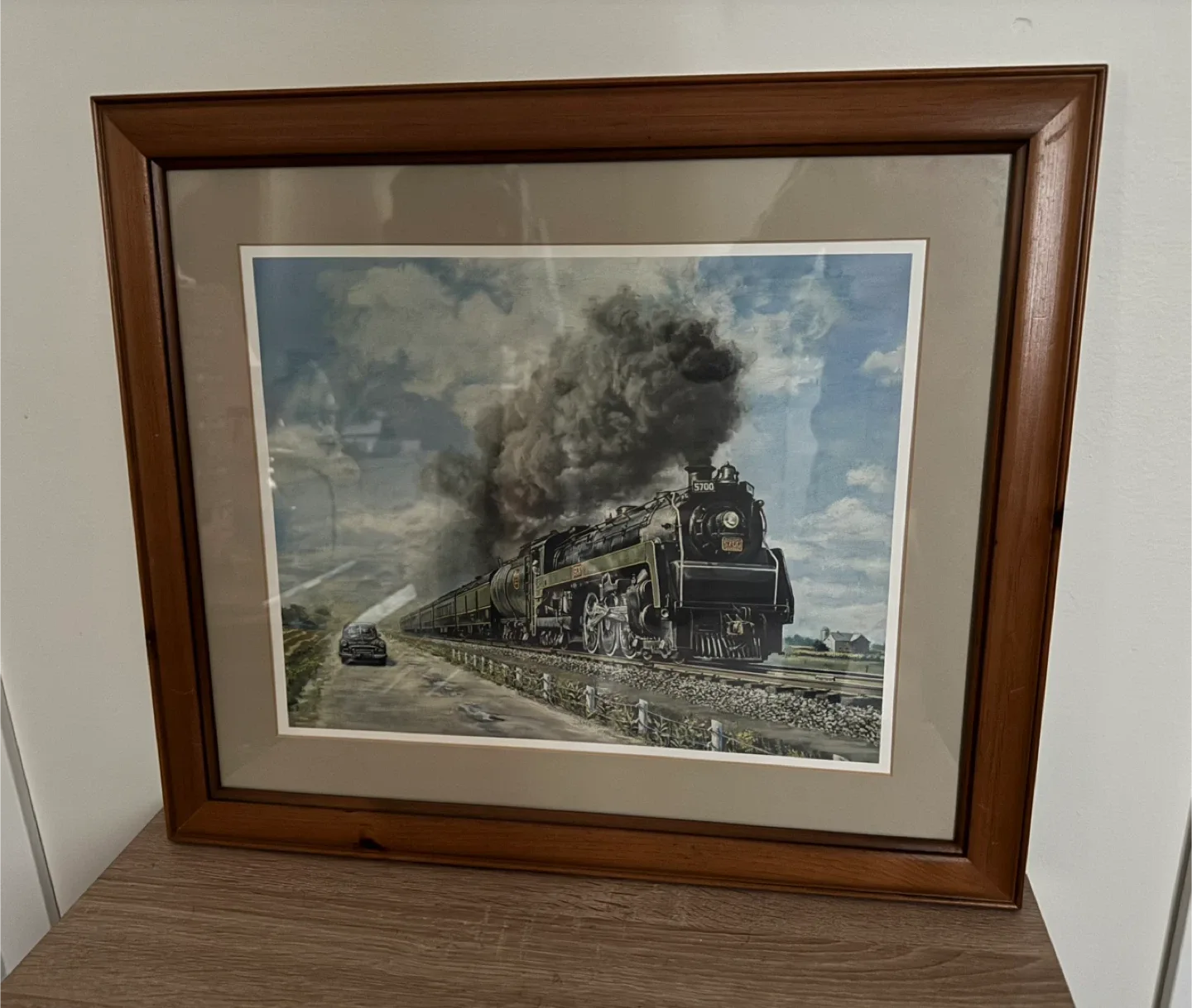 Framed Train Print image indicator(2)