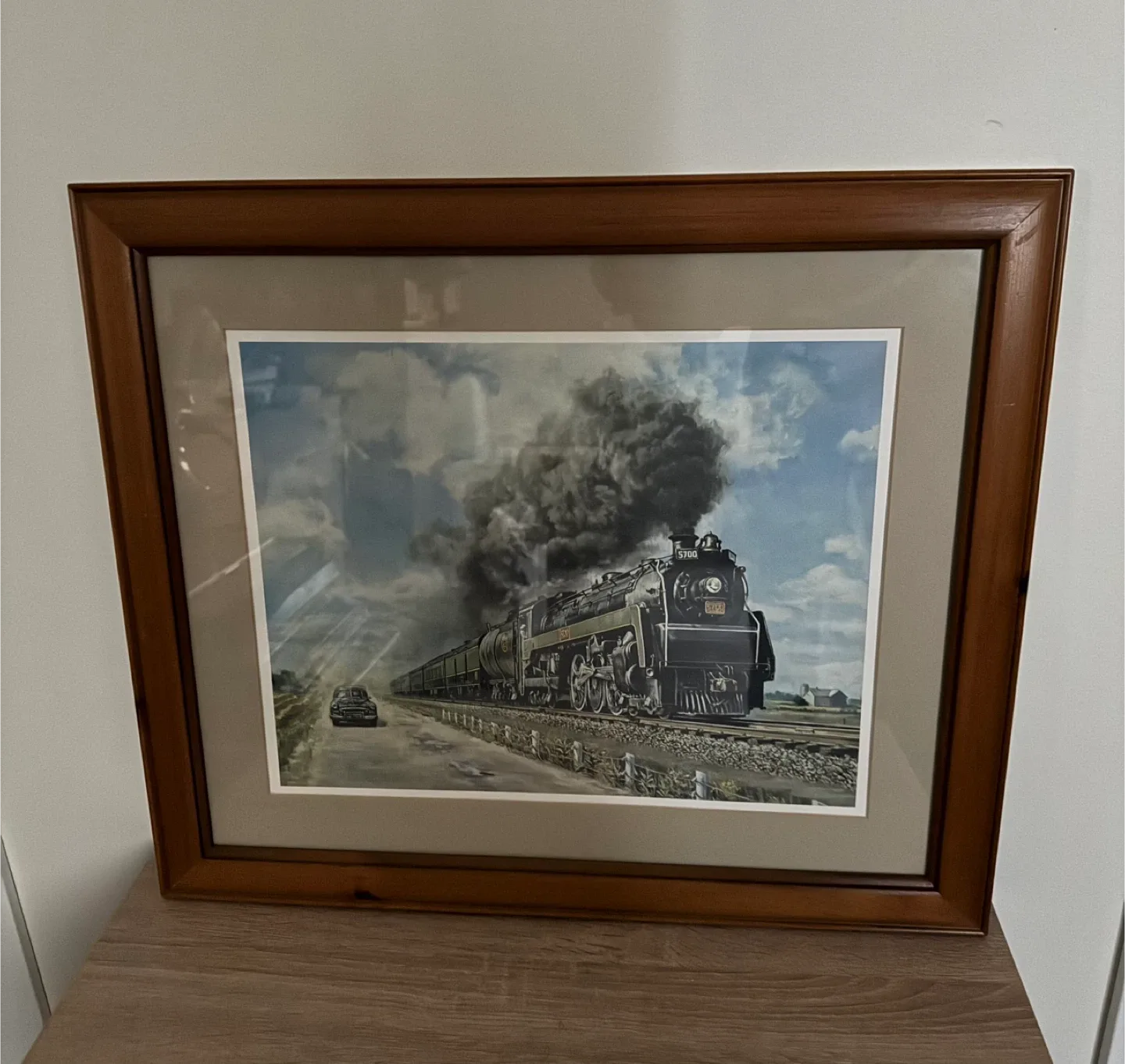 Framed Train Print image indicator(4)