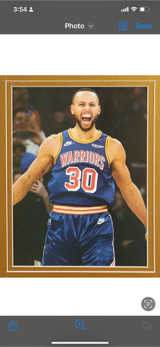Stephen Curry Framed Jersey - photo 5