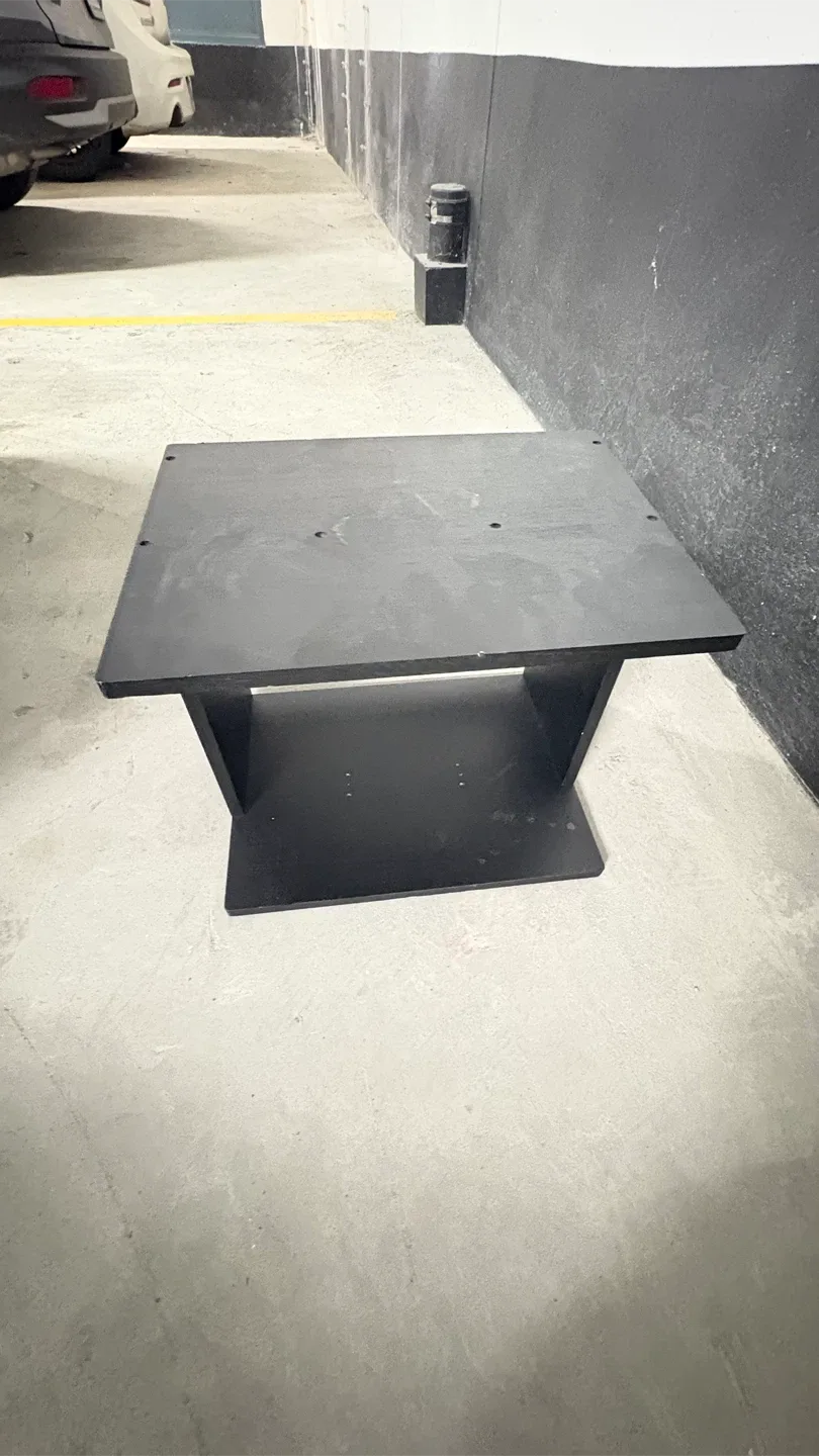 Black Wooden Side Table