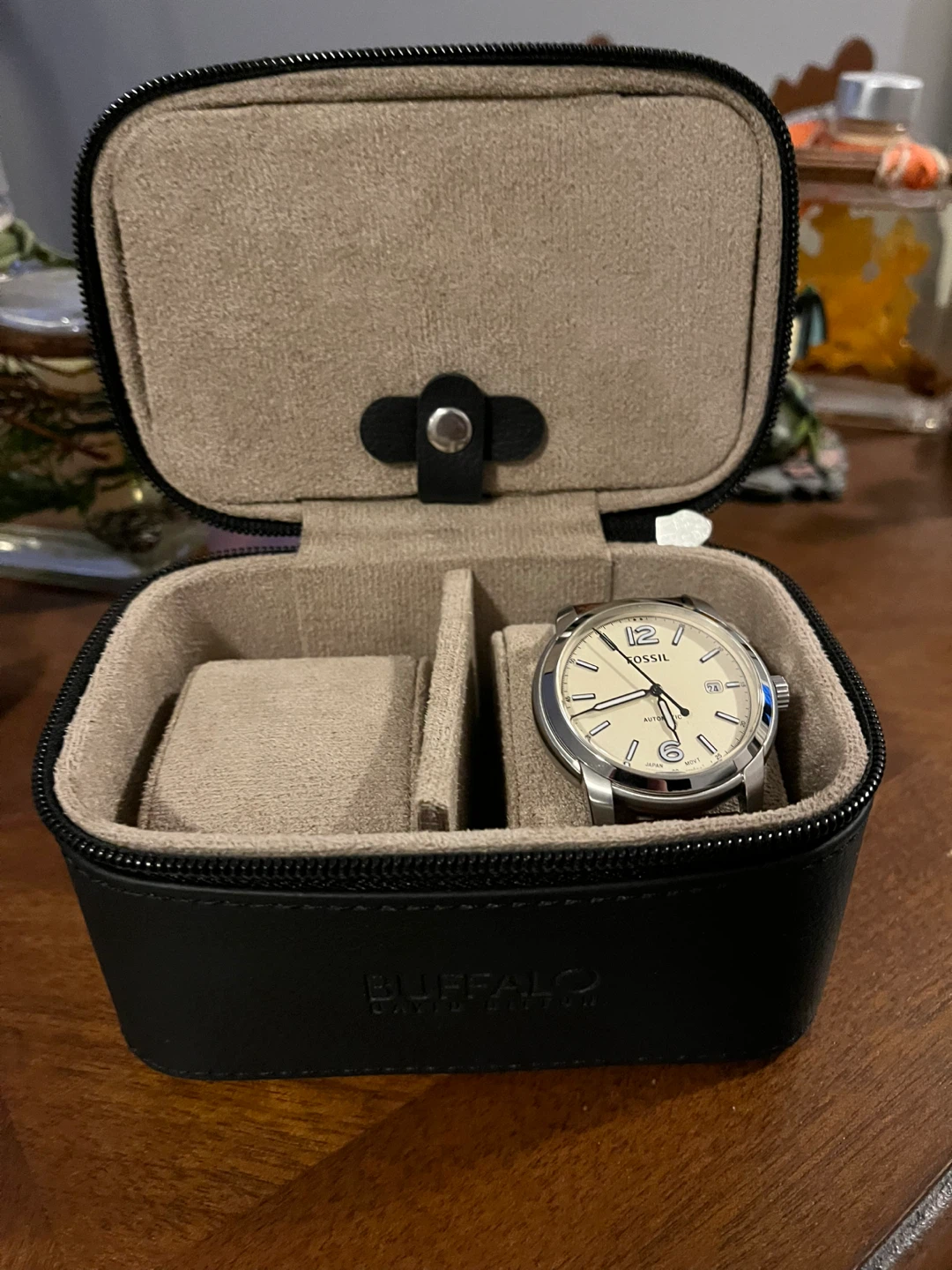 Fossil Heritage Automatic Watch with Brown Leather Strap - photo 3