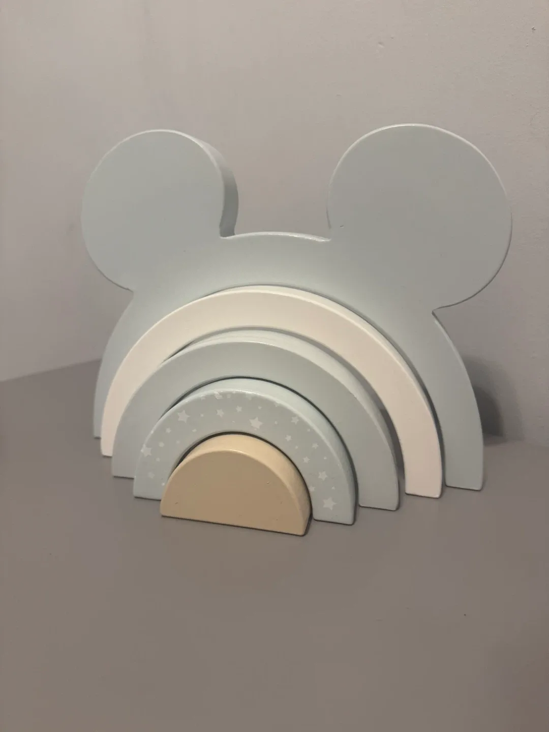 Disney Primark Mickey Mouse Stacking Rainbow Toy