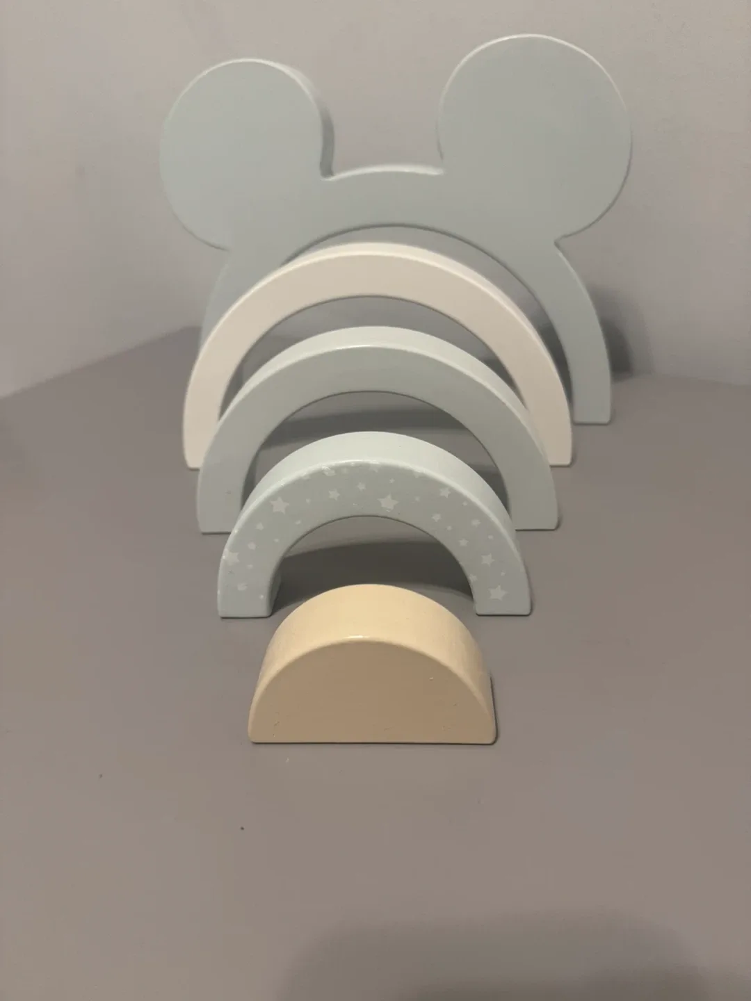 Disney Primark Mickey Mouse Stacking Rainbow Toy image indicator(3)