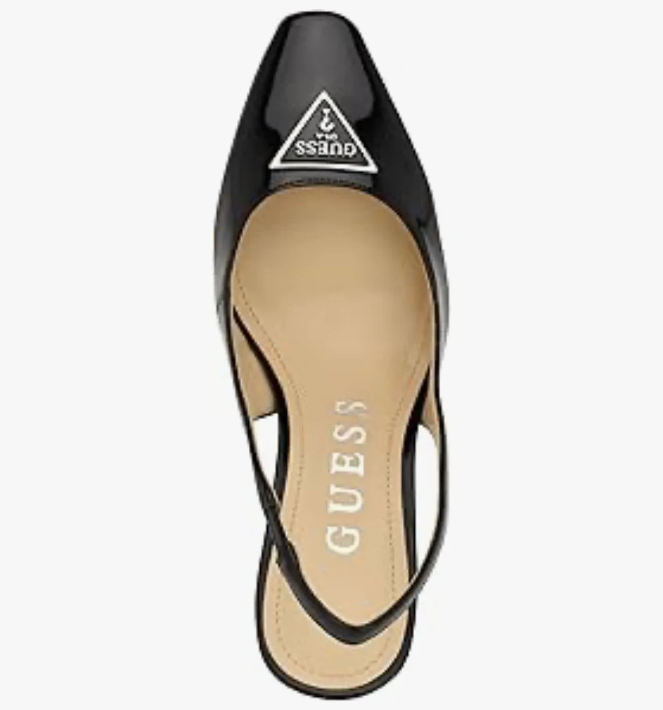 Guess Black Slingback Heels