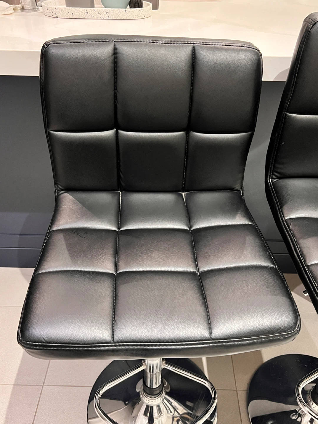 2 Adjustable Counter Stools - Great Condition $50 for both - photo 2