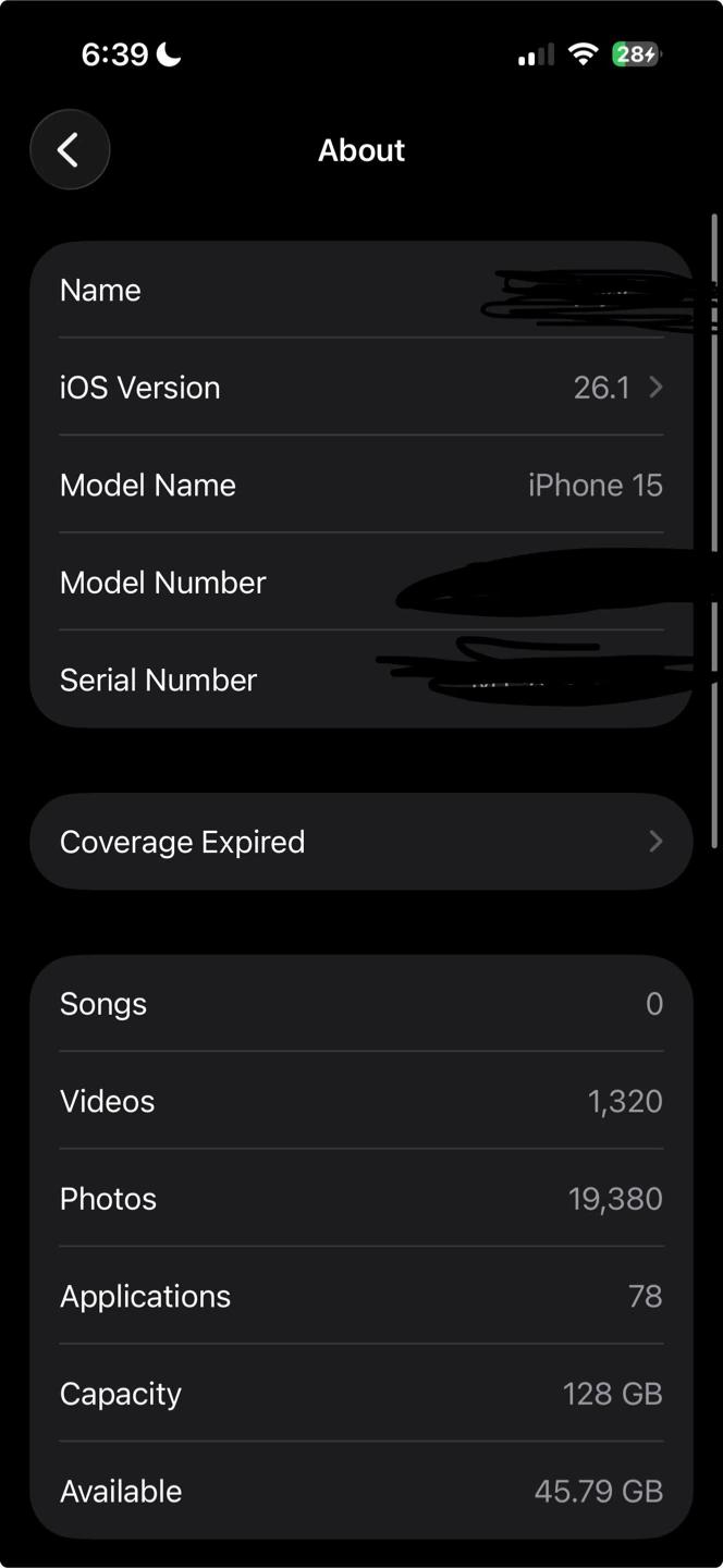 iPhone 15 - 128GB