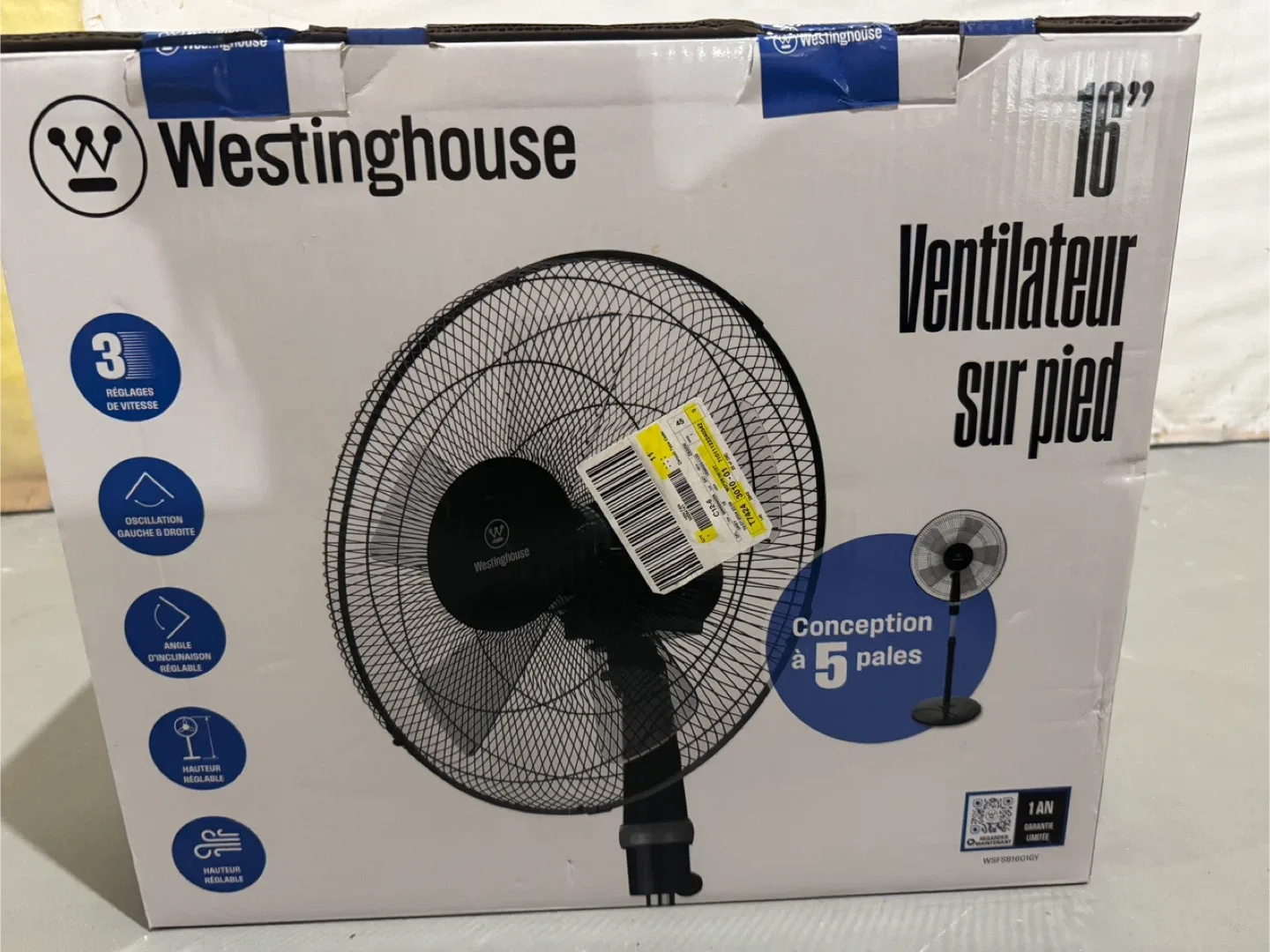Westinghouse 16" Stand Fan image indicator(2)