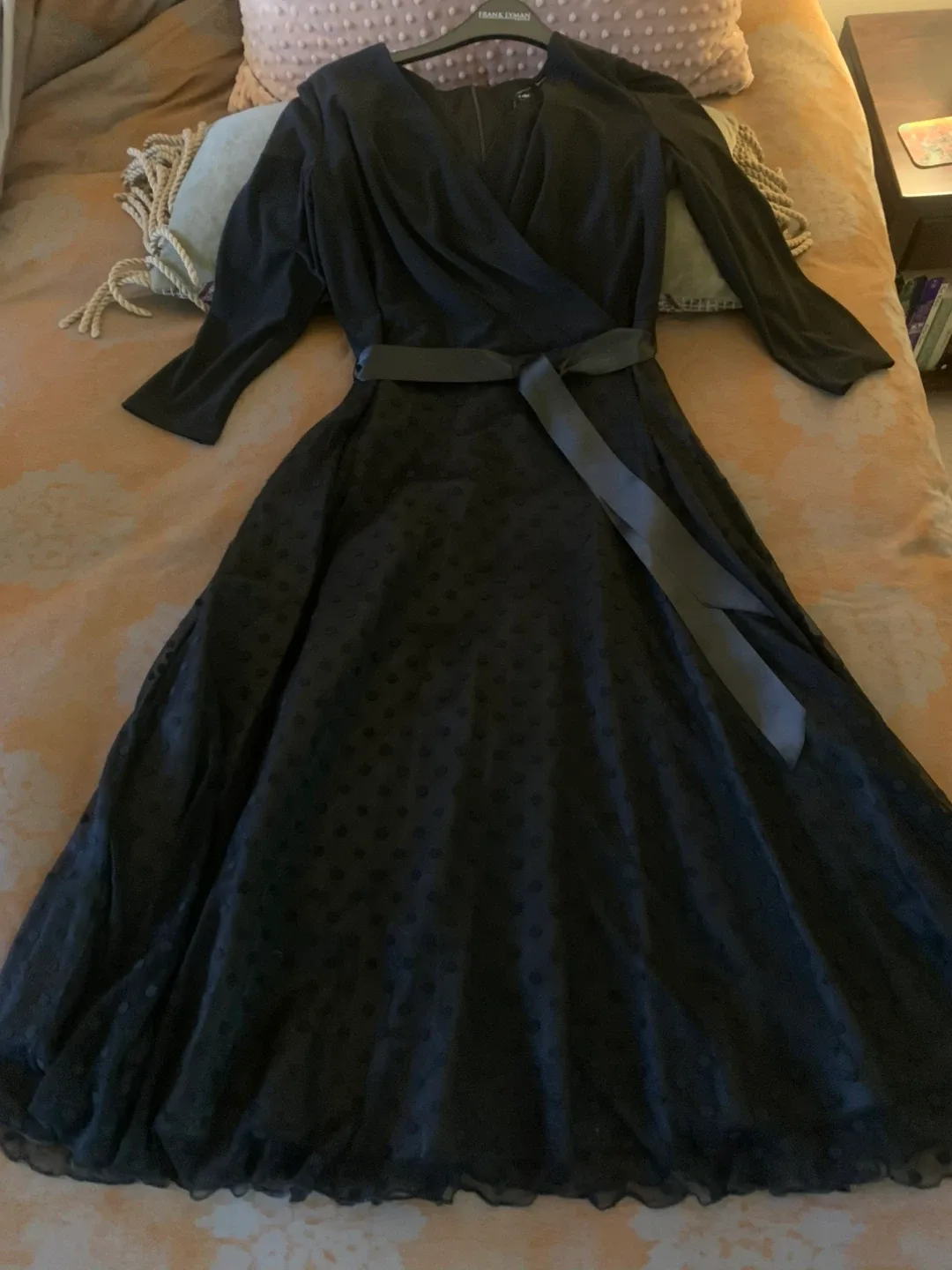 Frank Lyman Montreal Black Dress - Size 8 image indicator(4)