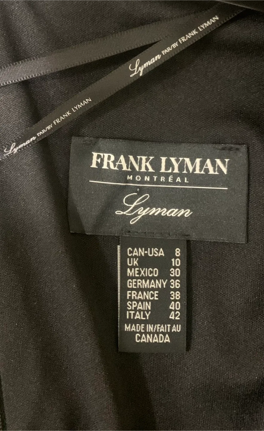 Frank Lyman Montreal Black Dress - Size 8 image indicator(5)