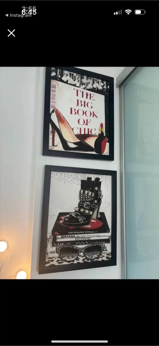 Homesense Fashion Art Prints (Set of 2)