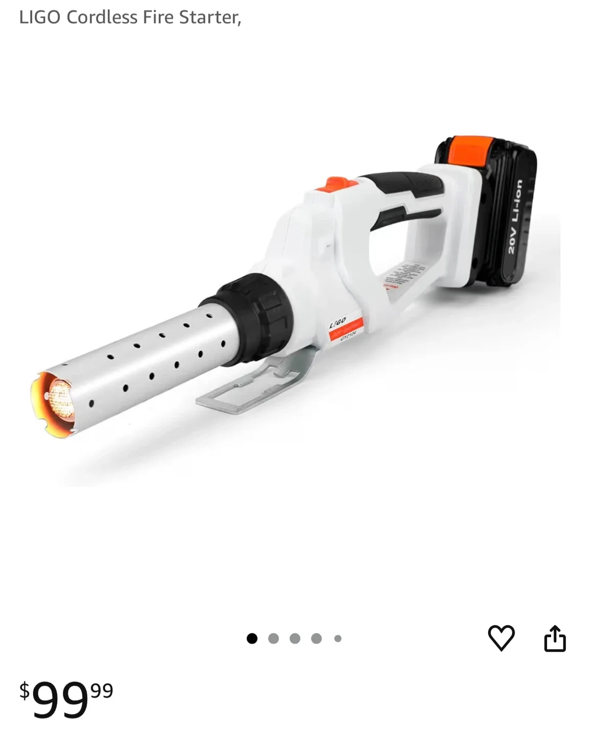 LIGO Cordless Fire Starter