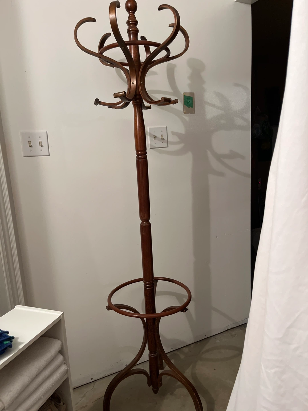Wooden Coat Rack Stand