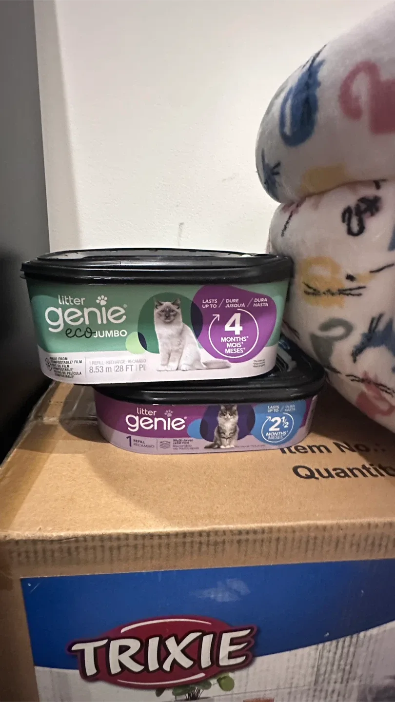 NEW Cat Tree Tidy Cats Litter Litter Genie Refills Used Cat Bed image indicator(3)