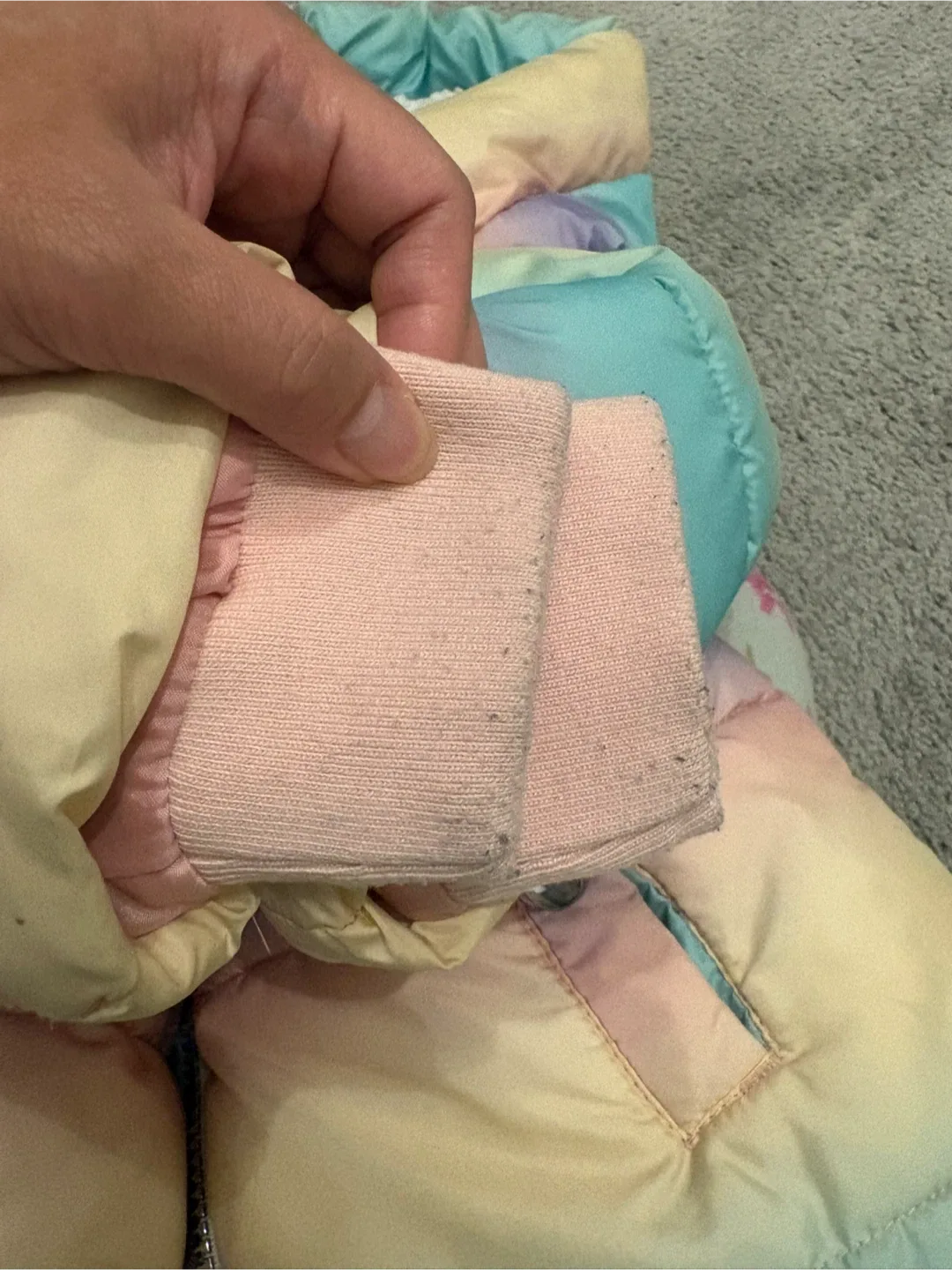 George Rainbow Puffer Jacket - Size 2T image indicator(7)