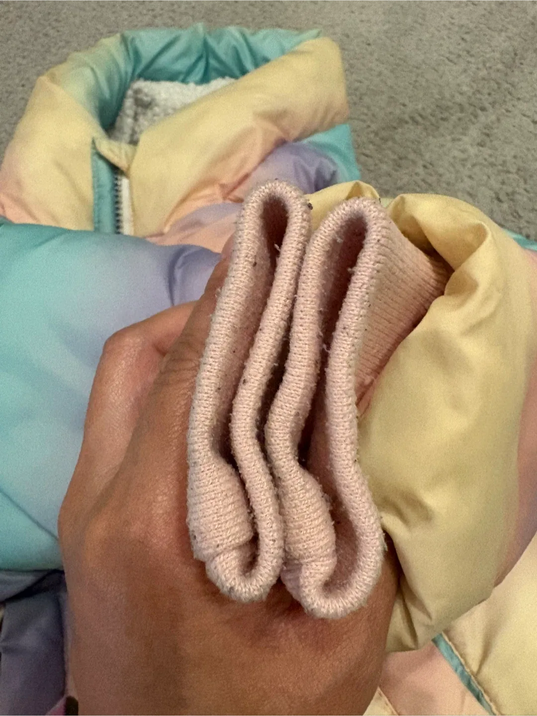 George Rainbow Puffer Jacket - Size 2T image indicator(8)