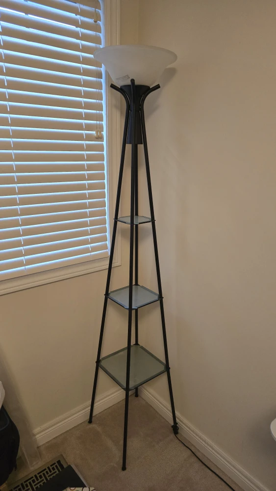 Floor Lamp with Shelves - photo 2