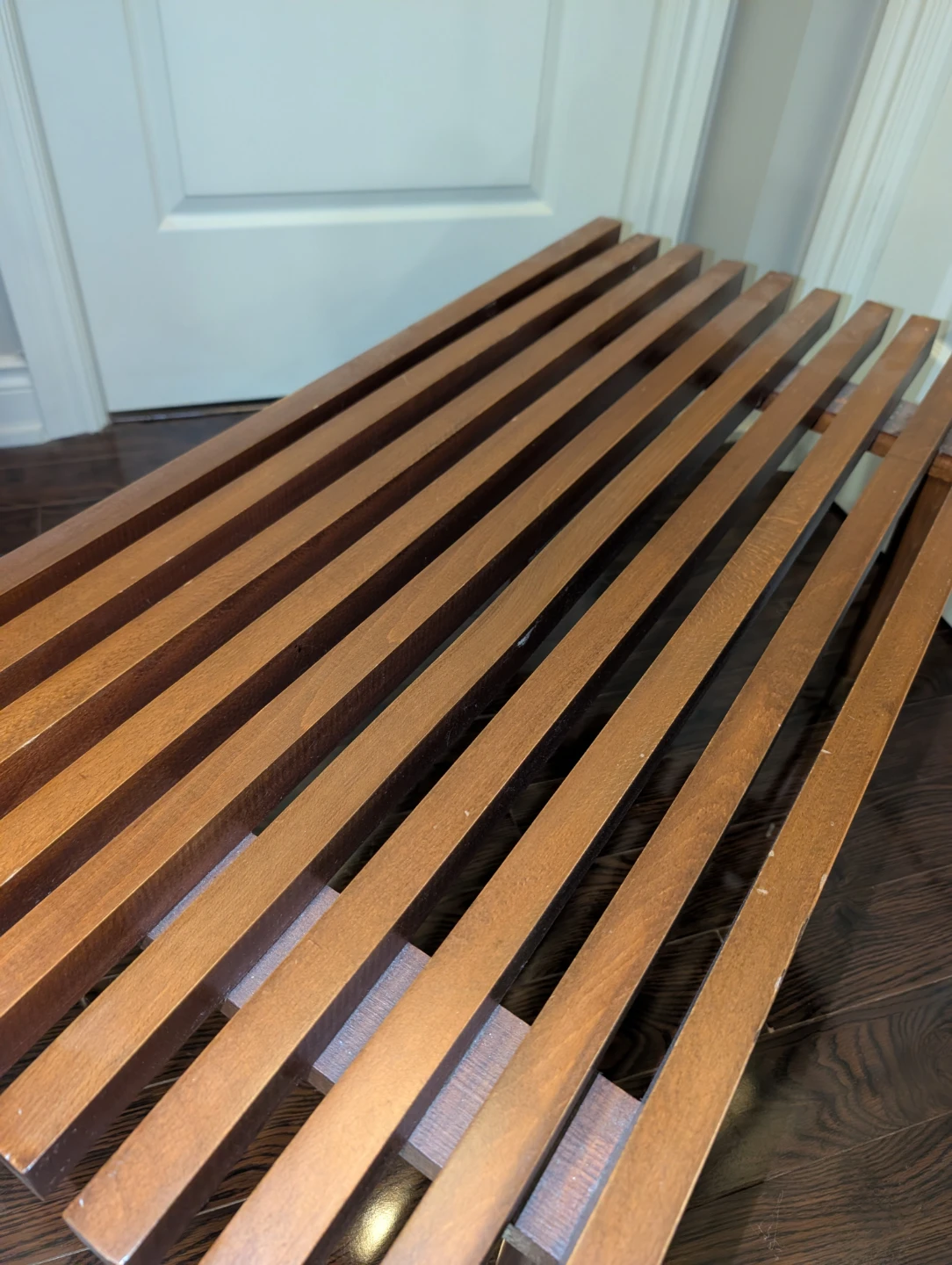 Designer wood coffee table - photo 2