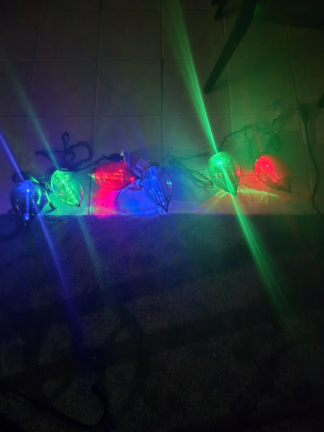 Vintage String of Christmas Lights - photo 4