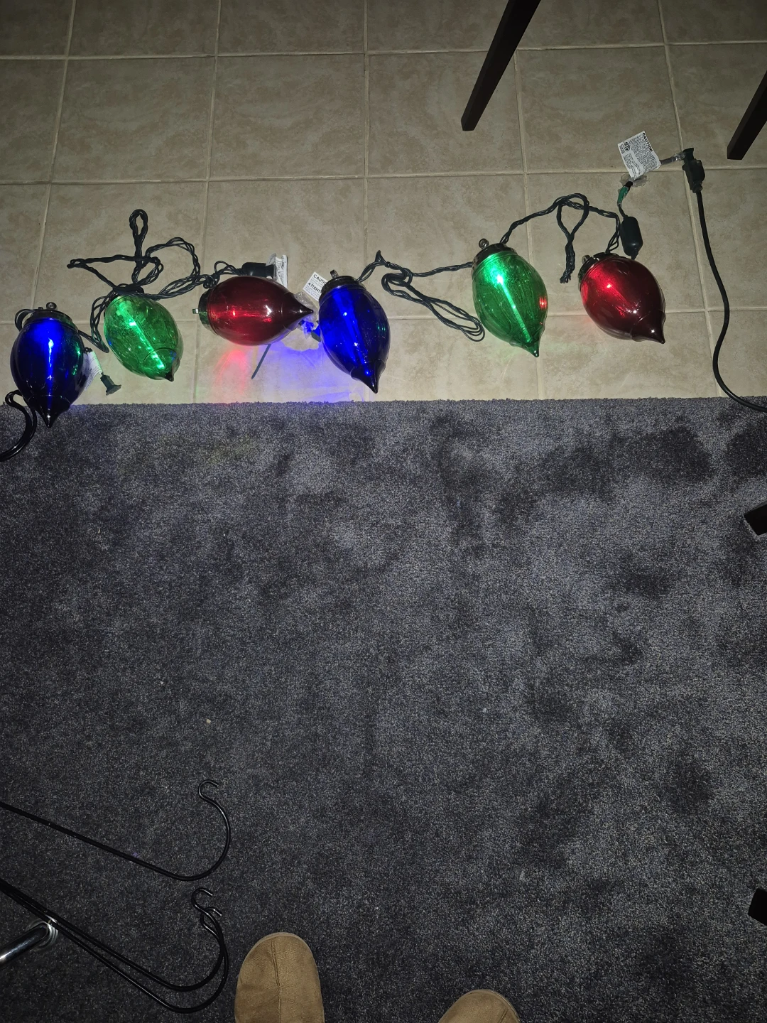 Vintage String of Christmas Lights - photo 5